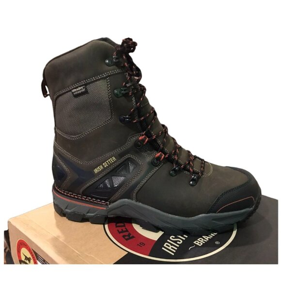 Irish Setter Crosby Waterproof Nano Carbon Safety Toe Work Boots 83830 Men's 8 - Picture 4 of 14